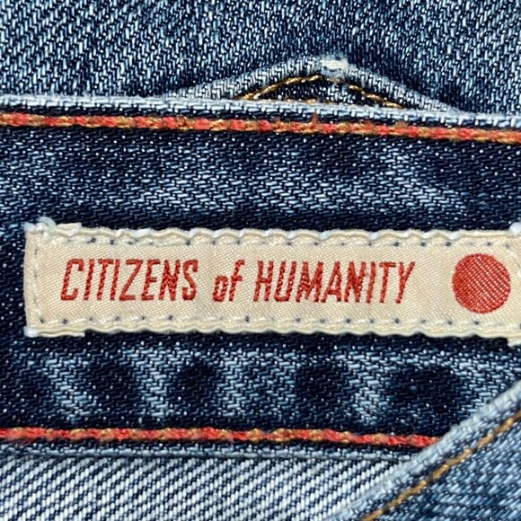 Vintage Y2K CofH CITIZENS OF HUMANITY SID BLUE JEANS - Made in USA -Size W31 L32 - Picture 6 of 16